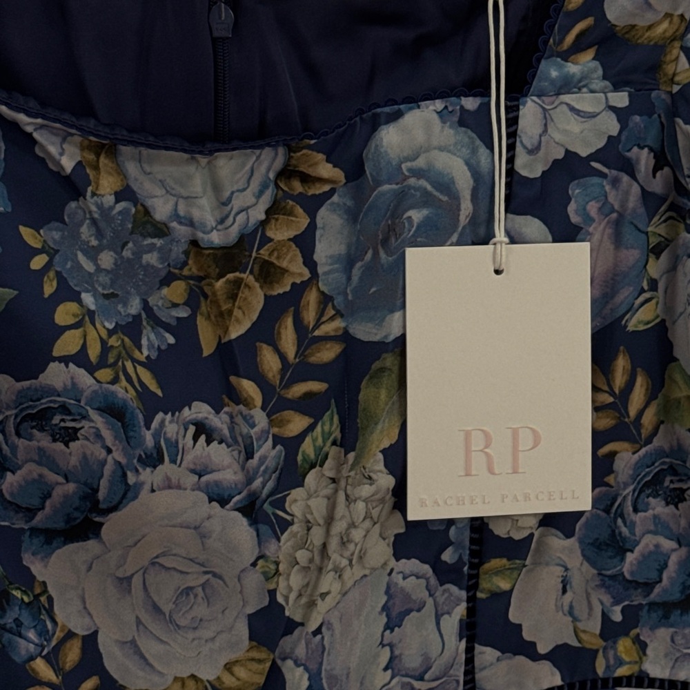 Rachel Parcell Floral Blue Robe - Picture 3 of 15